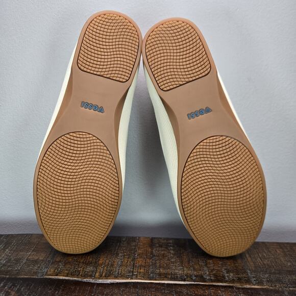 Vessi Market Flat Womens Size 7.5 Waterproof Shoes Slip On Casual Flats Sand - Picture 9 of 12